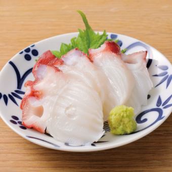 Octopus sashimi