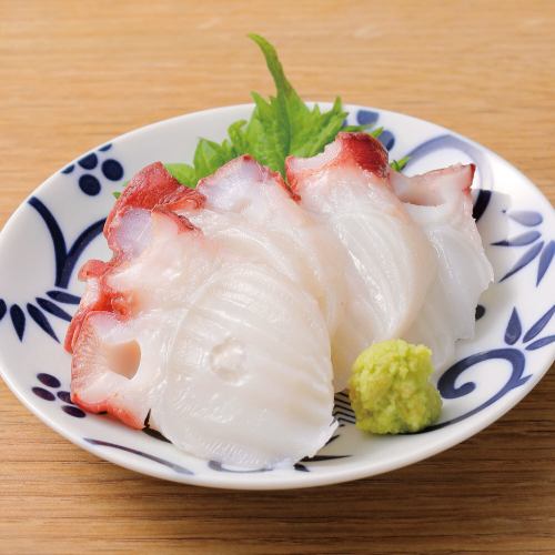 Octopus sashimi