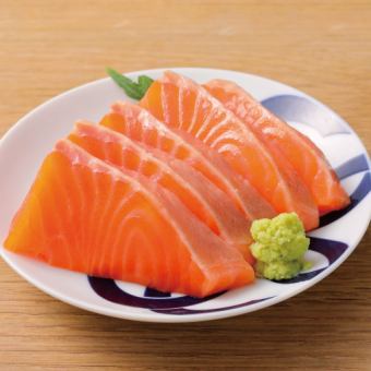 Salmon sashimi