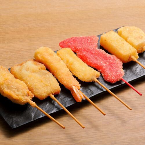 串カツ盛り合わせ