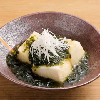 青海苔揚げ出し豆富