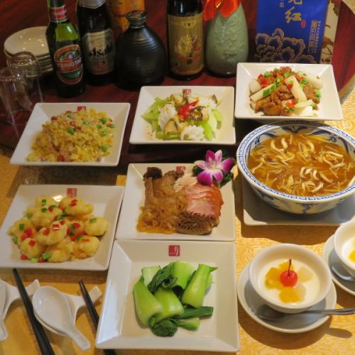 中国厨师推荐的3道经典菜式！全天候畅饮（2H）☆请品尝正宗的中国菜。