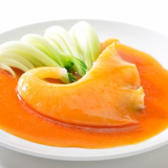 Shark fin boiled in soy sauce