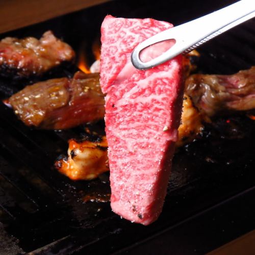 厚切り肉を堪能・・・