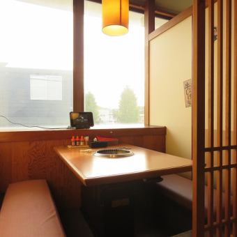 Because it is a private room, it is a special space for couples ♪