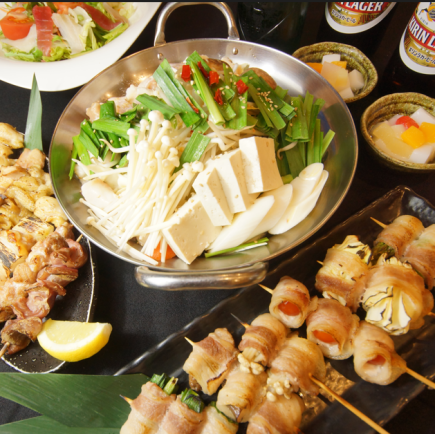 【コスパ◎】『名物もつ鍋コース』全11品+2h飲み放題付 3980円(税込)