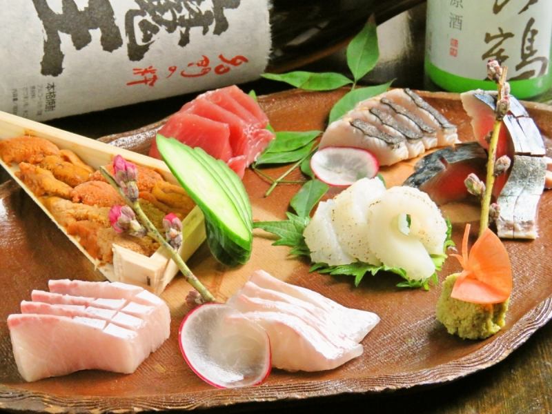 Sashimi that changes every day