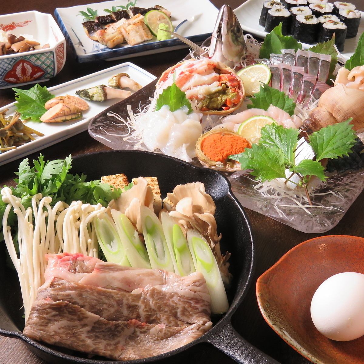 地物を中心としたお料理や鯨料理を落ち着いた空間でゆっくりお楽しみいただけます♪