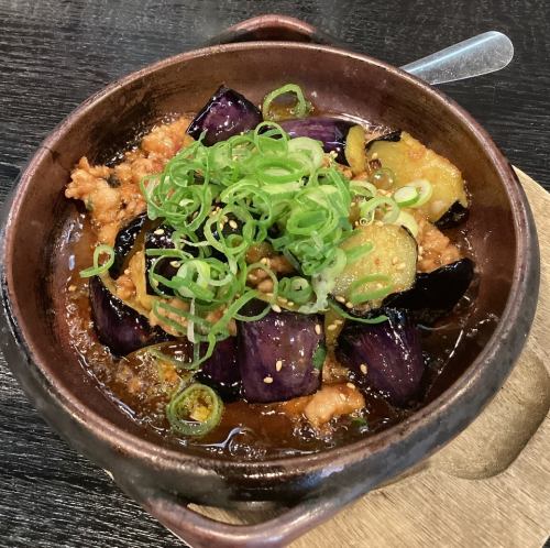 鶏屋の麻婆なす