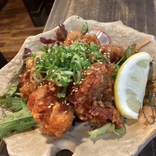 鶏唐甘酢和え