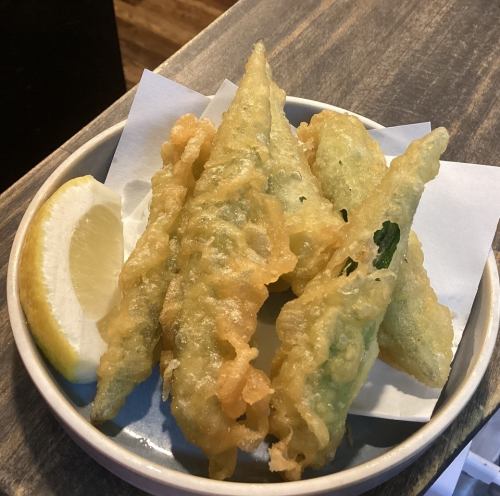 おくらの天ぷら