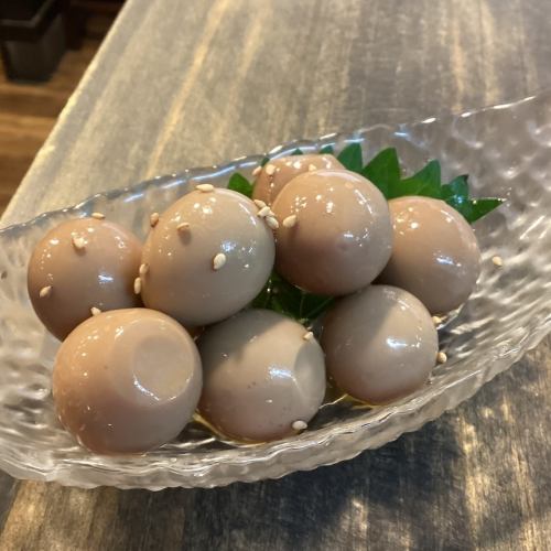 うずら玉子のしょうゆ煮