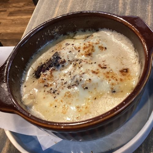 牡蠣とほうれん草のグラタン