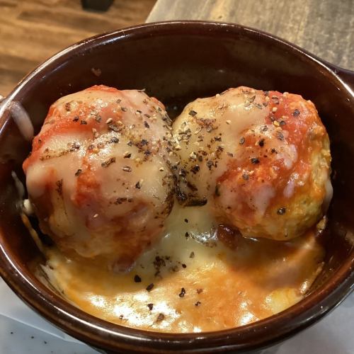 鶏つくねトマト煮込み