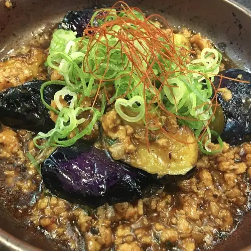 Chicken shop's mapo eggplant
