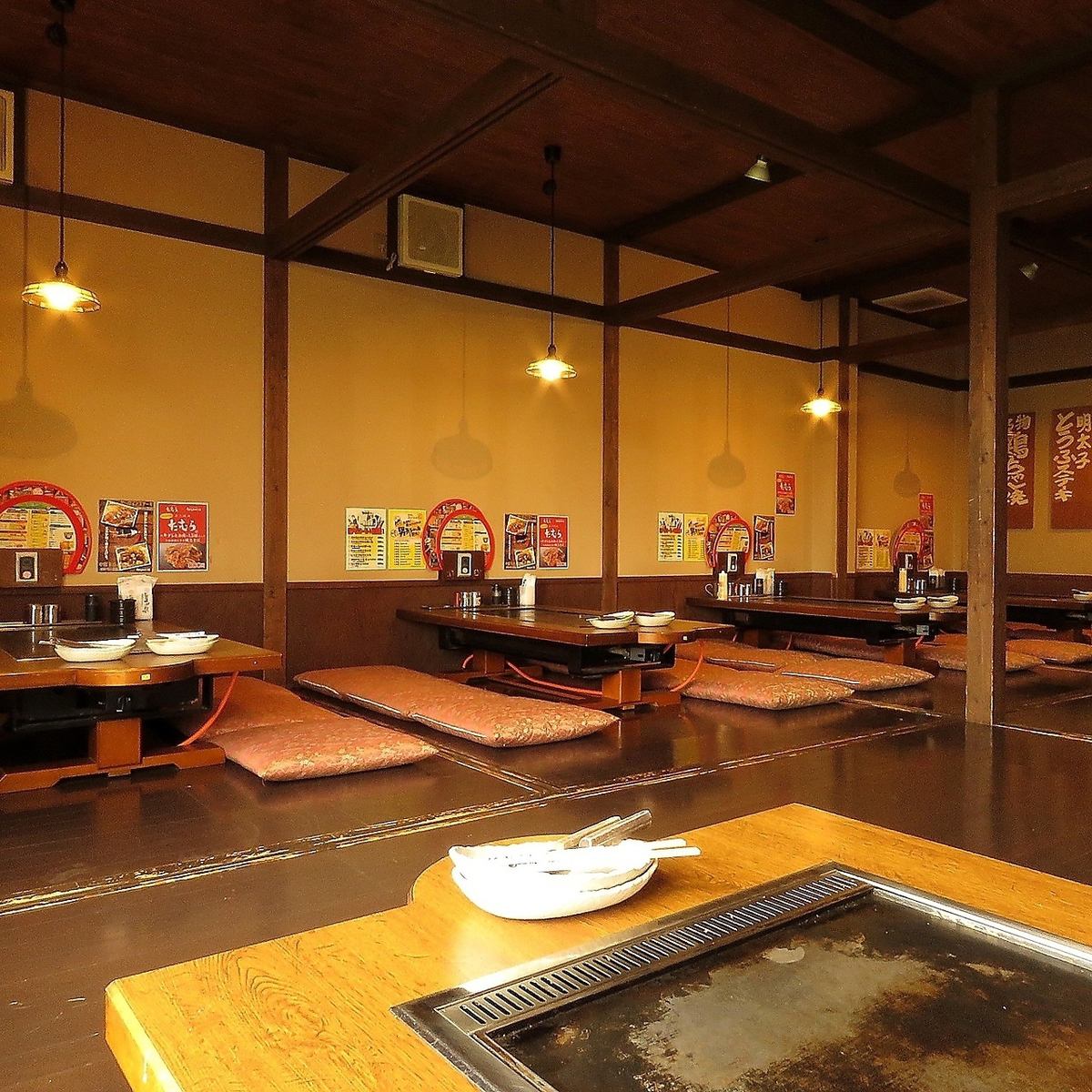 There is also a tatami room, so it's safe for small children ☆ The wide menu is also attractive!