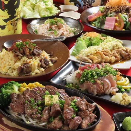 ★Limited time offer in May and June★3-hour all-you-can-drink included [Meat-filled course] Seared chicken/Chicken Nanban/8 dishes 5,000 yen (tax included)