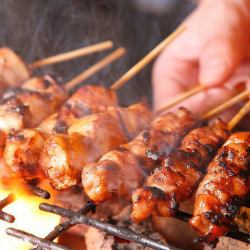 串焼き盛り合わせ(塩/タレ/ニンニク味噌)