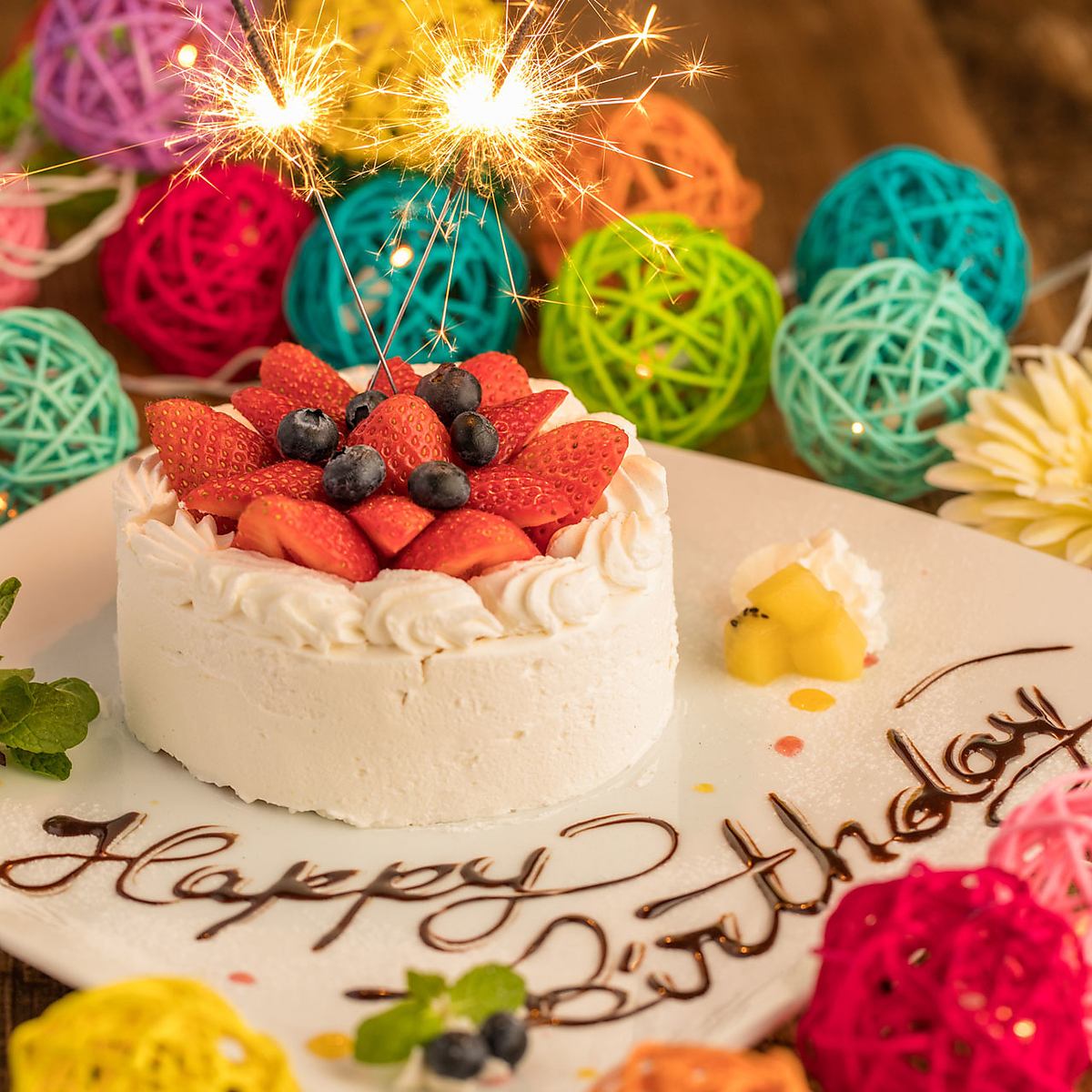Birthday/anniversary special! Dessert plate ♪ Surprise performance too ◎