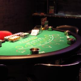 There are 5 game tables that can be used for blackjack.