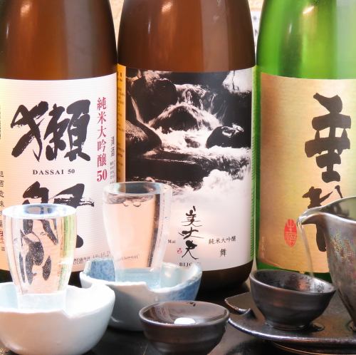 全国からそろえた日本酒