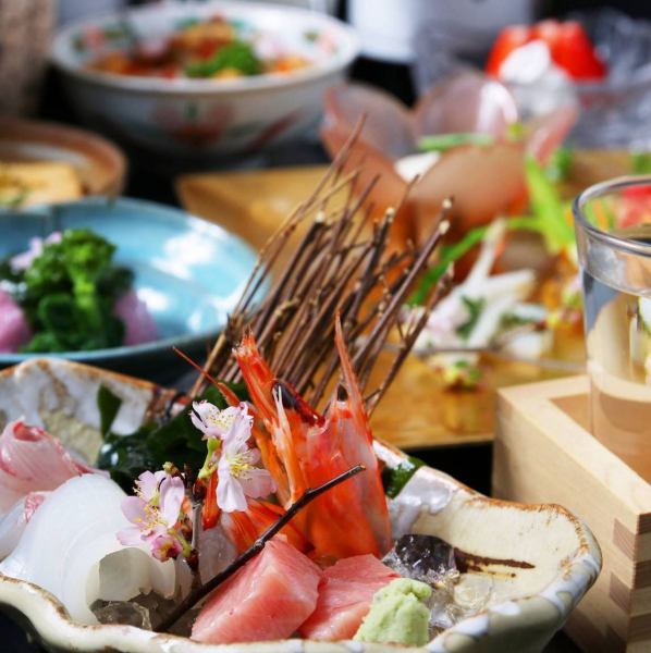 [Commitment 1 ... Fresh fish] The sashimi of Sugiya is delicious anyway! The owner goes to the market early in the morning and offers fresh fish purchased.