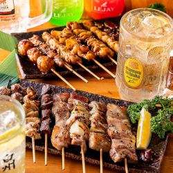 焼き鳥8本盛り合わせ