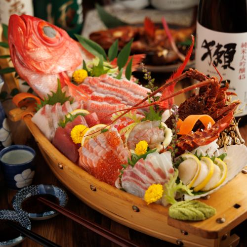 産地直送!新鮮な魚介類ご提供♪