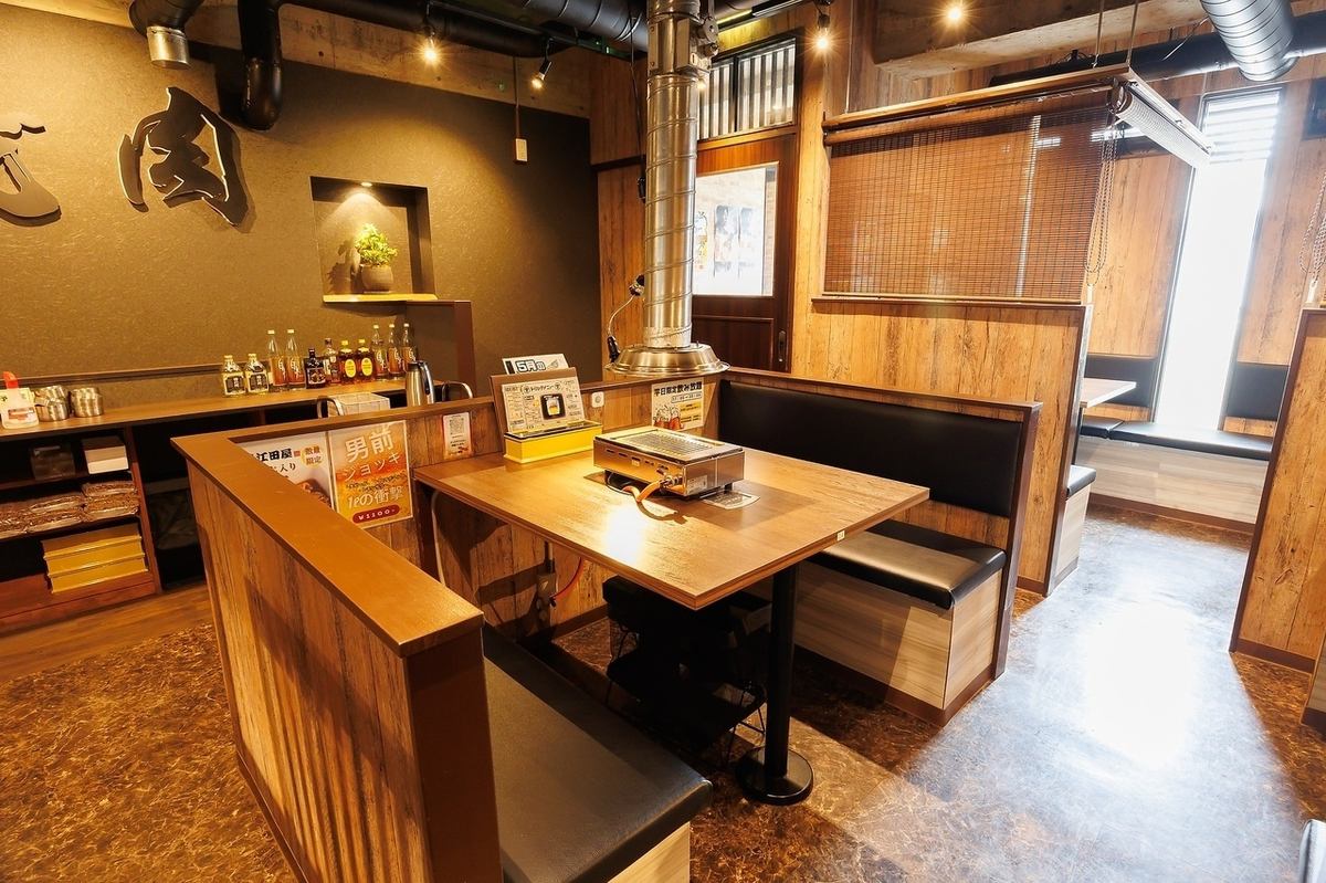 明るく清潔感のある店内です♪