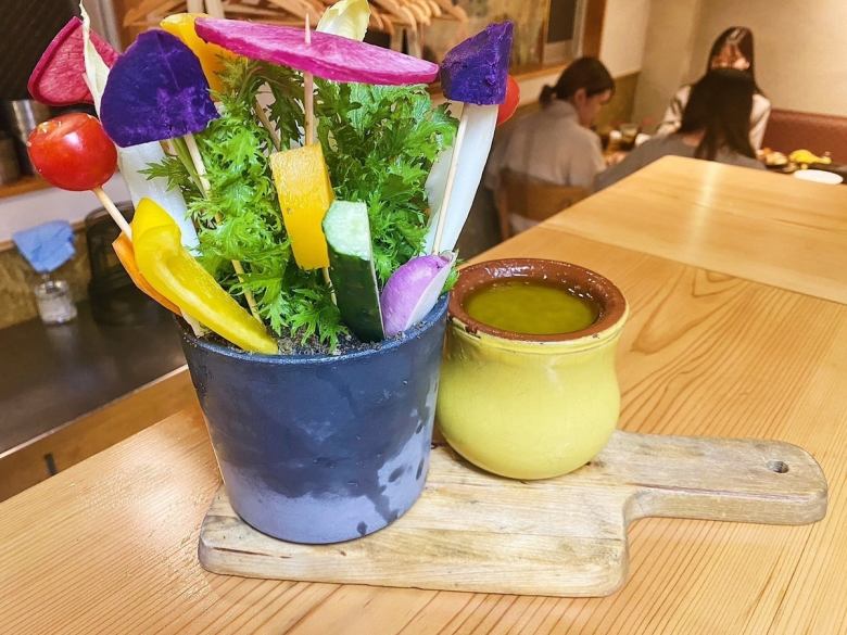 農園野菜のバーニャカウダ