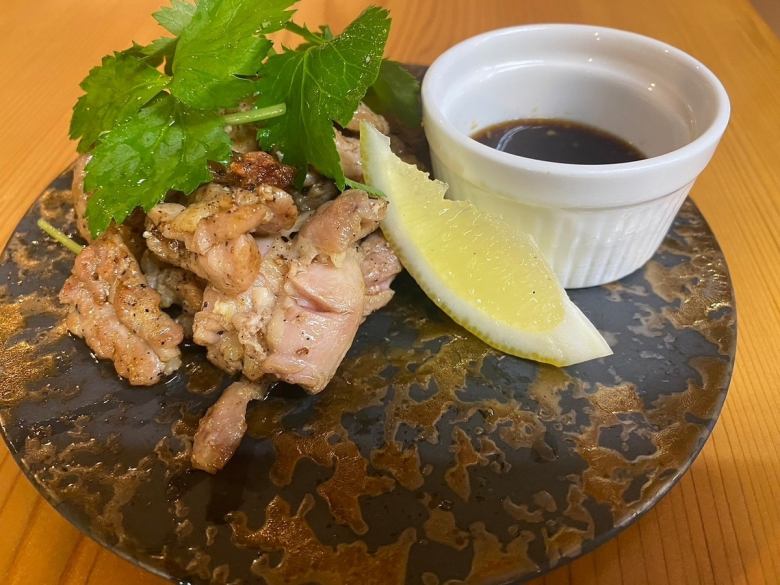鶏セセリレモン胡椒ポン酢