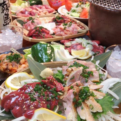 All-you-can-drink 6000 yen (tax included) 14 dishes