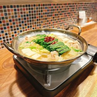 【90分钟无限畅饮★】品尝农场直送的牛杂火锅,最适合冬天的忘年会套餐!5,000日元(含税)※11月6日起