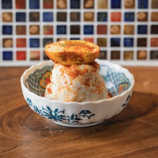 감자 샐러드 반숙 달걀