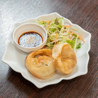 Fried Mandu (Korean fried dumplings)