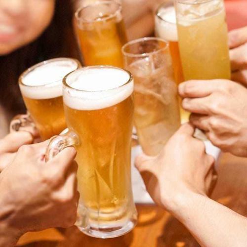 お得な飲み放題で乾杯！旬のネタと美酒で舌鼓…