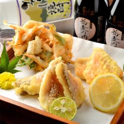Assorted tempura