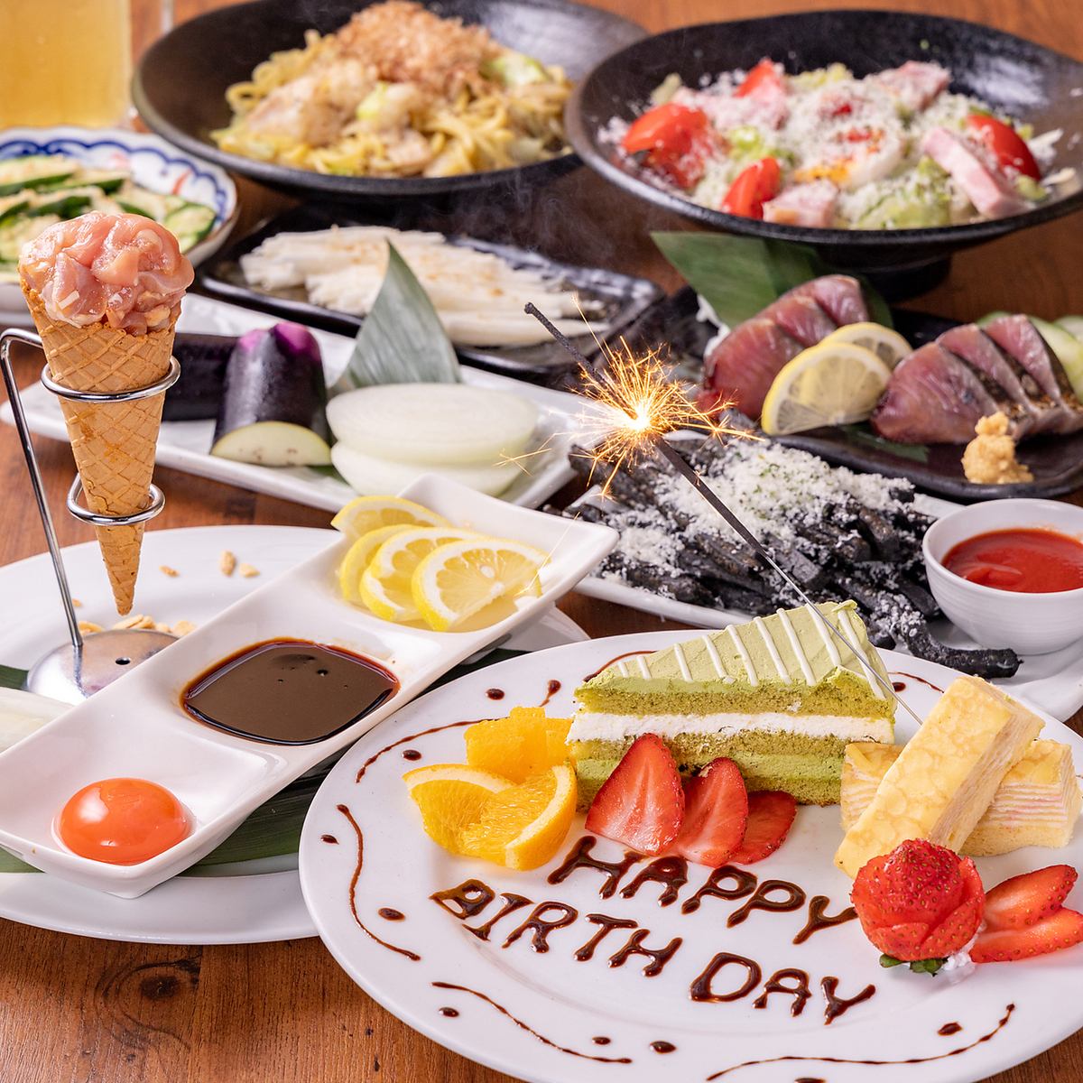 [Umeda 3 minutes ♪ Open at 16:00] Celebration course from 3800 yen available ♪