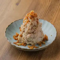 大人の酸味がクセになる　里芋とツナのポテトサラダ