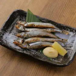 子持ちししゃも焼き