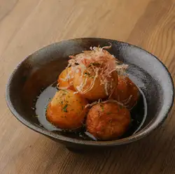 揚げ出しおでん　たこ焼き