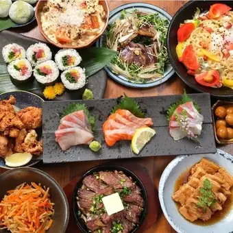〈9/1~〉2h 음료 무제한 【단체님 환영◎】생맥주 첨부 변경 가능♪트토트와 가을 통째로 코스 전13품