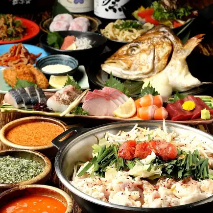 <11/1~>2H飲み放題【宴会・女子会◎】生ビール付変更可能♪選べるモツ鍋冬の大宴会コース全15品