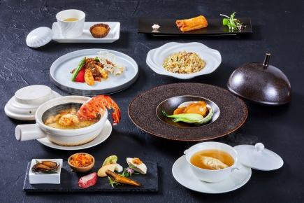 僅限晚餐【推薦用於商務會議和正式聚會♪】琥珀套餐(9道菜)20,000日元(含稅和服務費)