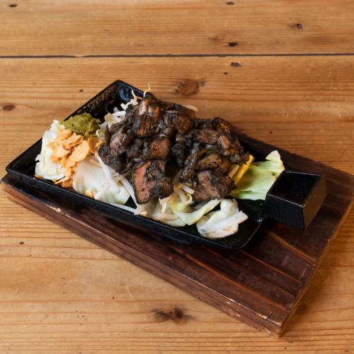 Grilled mixed chicken thigh and chicken neck