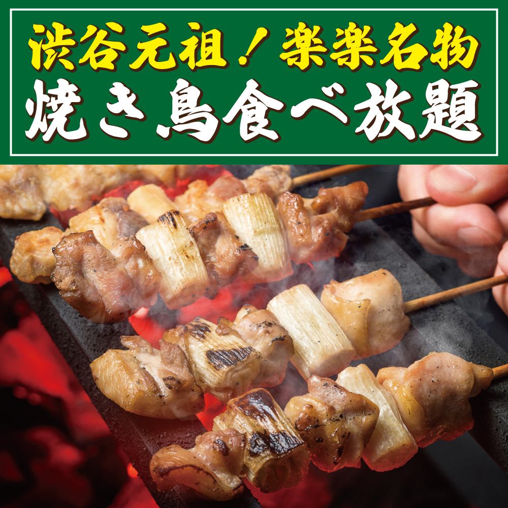 Exquisite charcoal grilled with brilliant craftsmanship! Have a fun time with yakitori in one hand