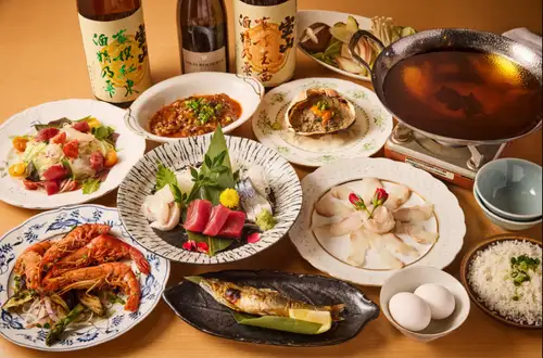 どんなシーンにも◎旬を味わう飲み放題付きコース