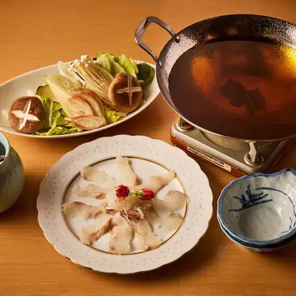 旬魚のしゃぶしゃぶ(1人前)