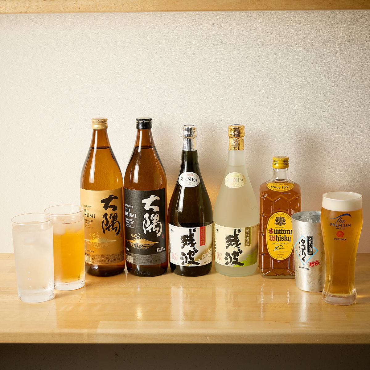 飲み放題付きコースにプラス500円(税込)で生ビールも楽しめます