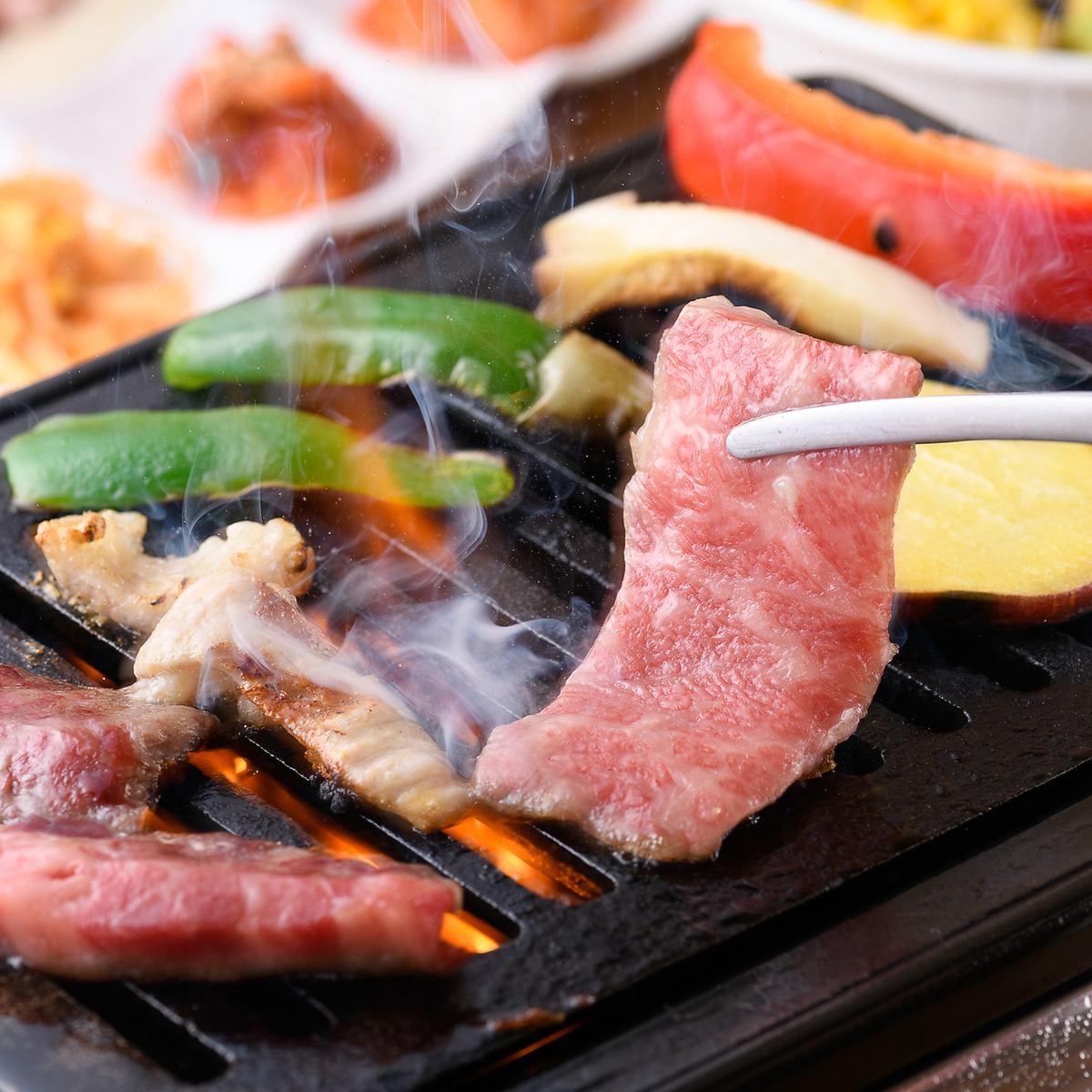 A yakiniku restaurant where you can fully enjoy high-quality meat at a reasonable price in a private space